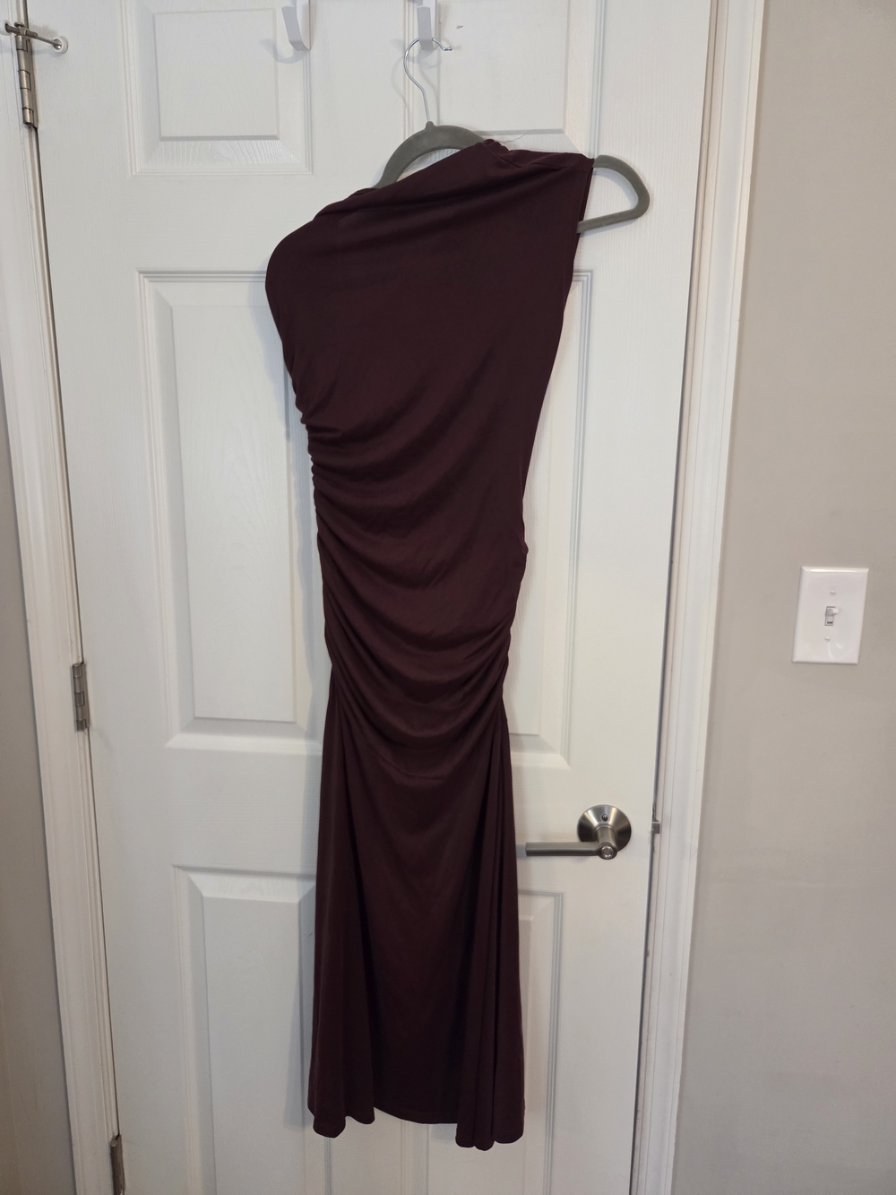 Meshki Chloe Peached One Shoulder Dress